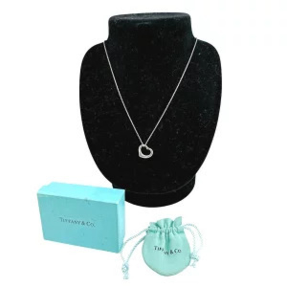 Tiffany Co Necklace Heart Sterling Silver